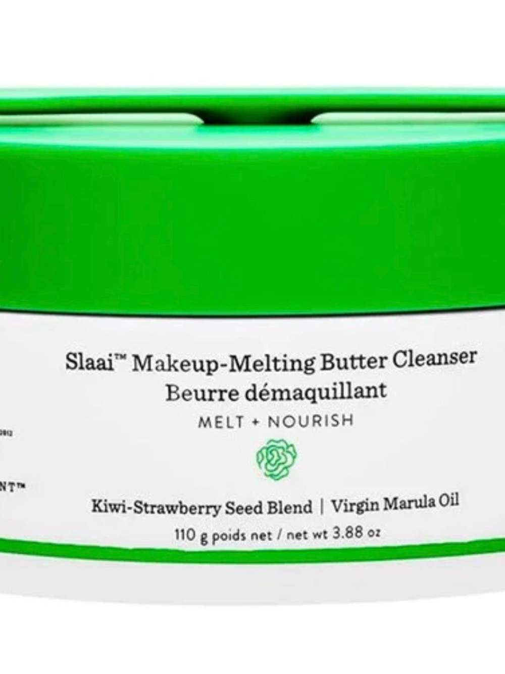 Tata Harper Slaai Makeup-Melting Butter Cleanser - Bright Green